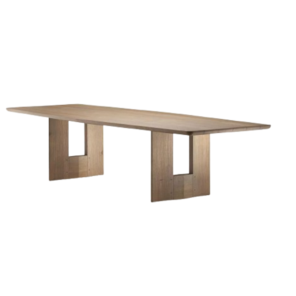 Mesa de comedor Bahia en madera maciza de flor morado